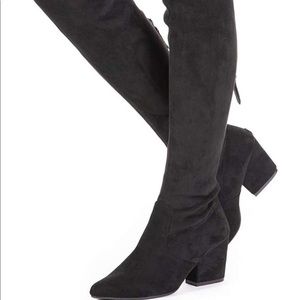 Women’s Over the Knee Boots, 3” Black